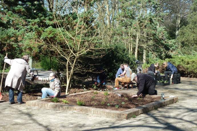 Zweiter Garteneinsatz Hammer Park