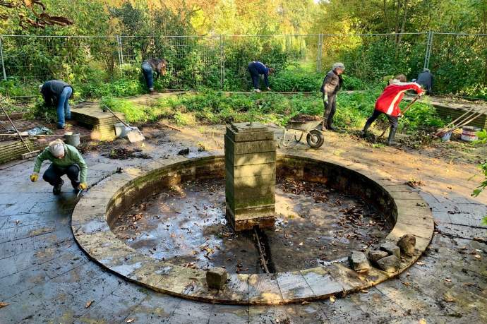 Zweiter Garteneinsatz im Ungarischen Garten in Planten un Blomen