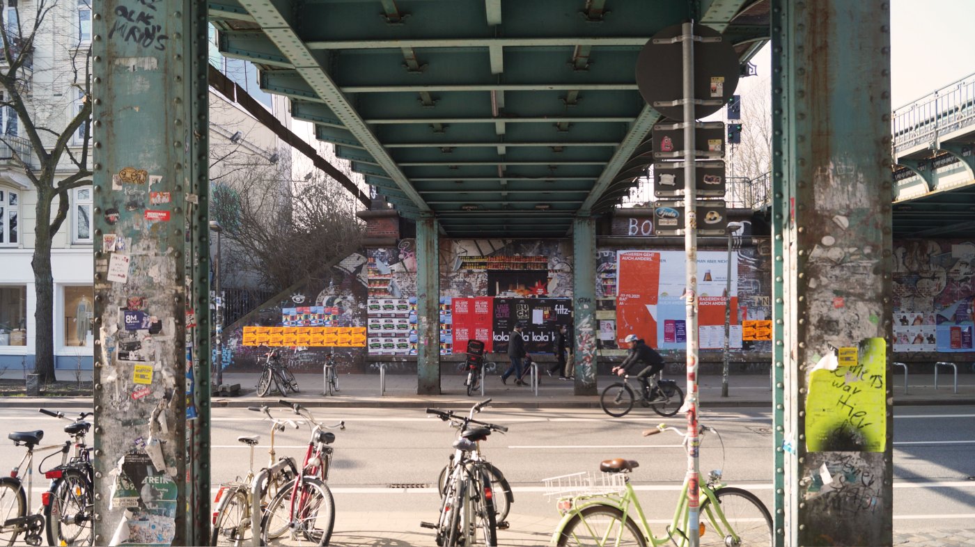 Bahnbrücken Schanzenstraße Denkmalverein Hamburg