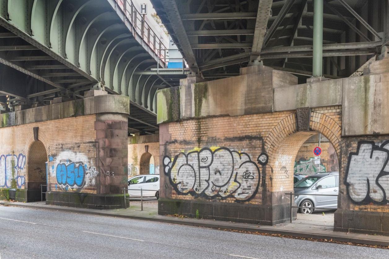 Eisenbahnbrücken Anckelmannsplatz